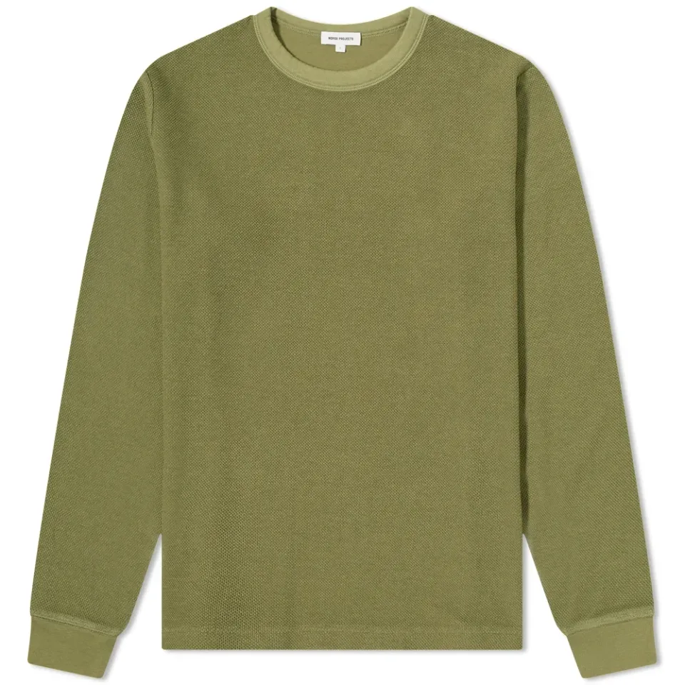 Halfdan Reversed Weave Crew Sweat