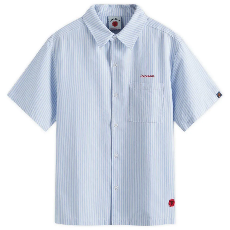 Diner Short Sleeve Striped Shirt