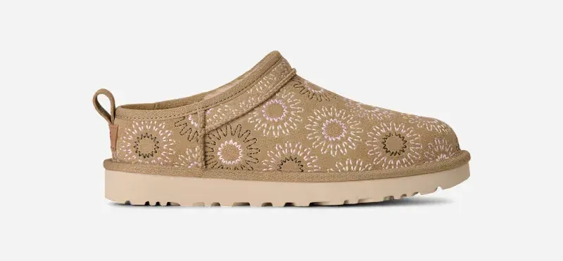 Classic Micro Sun Stitch Boot, Suede/Polyester/Leather