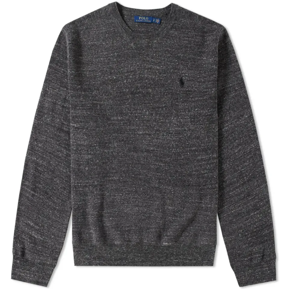 Knitted Sports Crew Neck Sweat