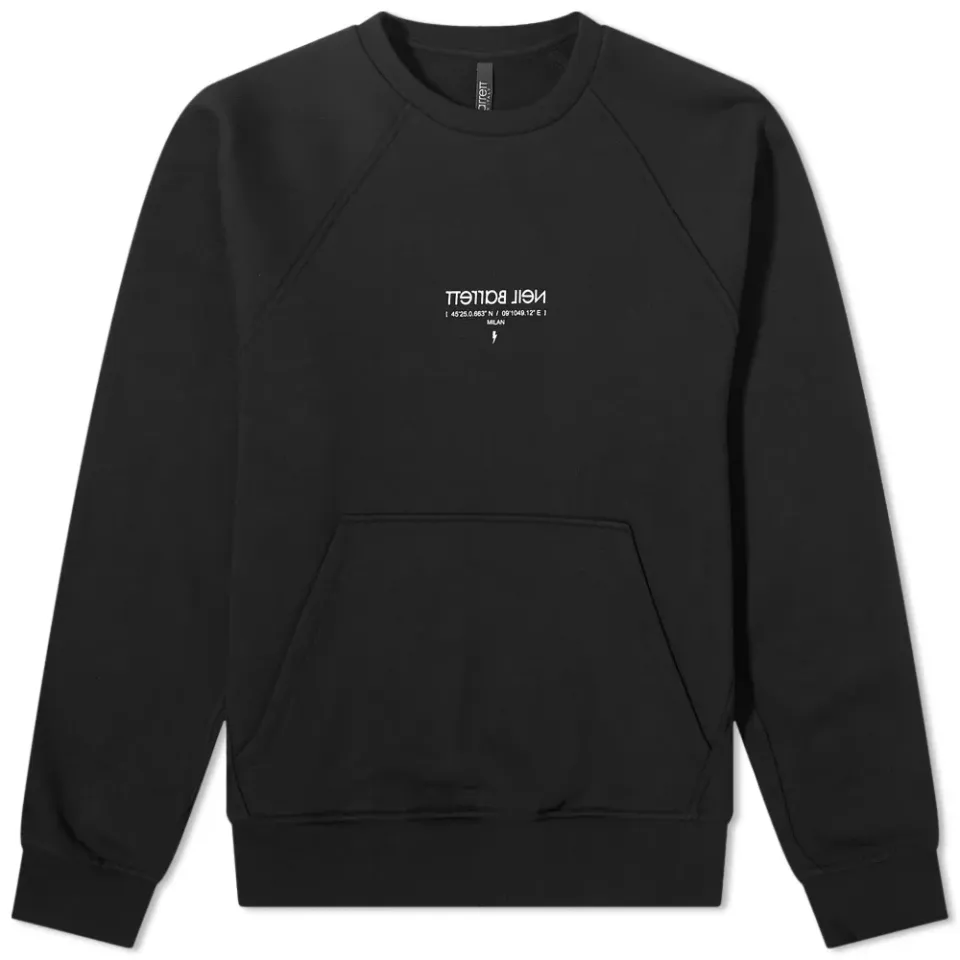 Logo And Coordinates Crew Sweat