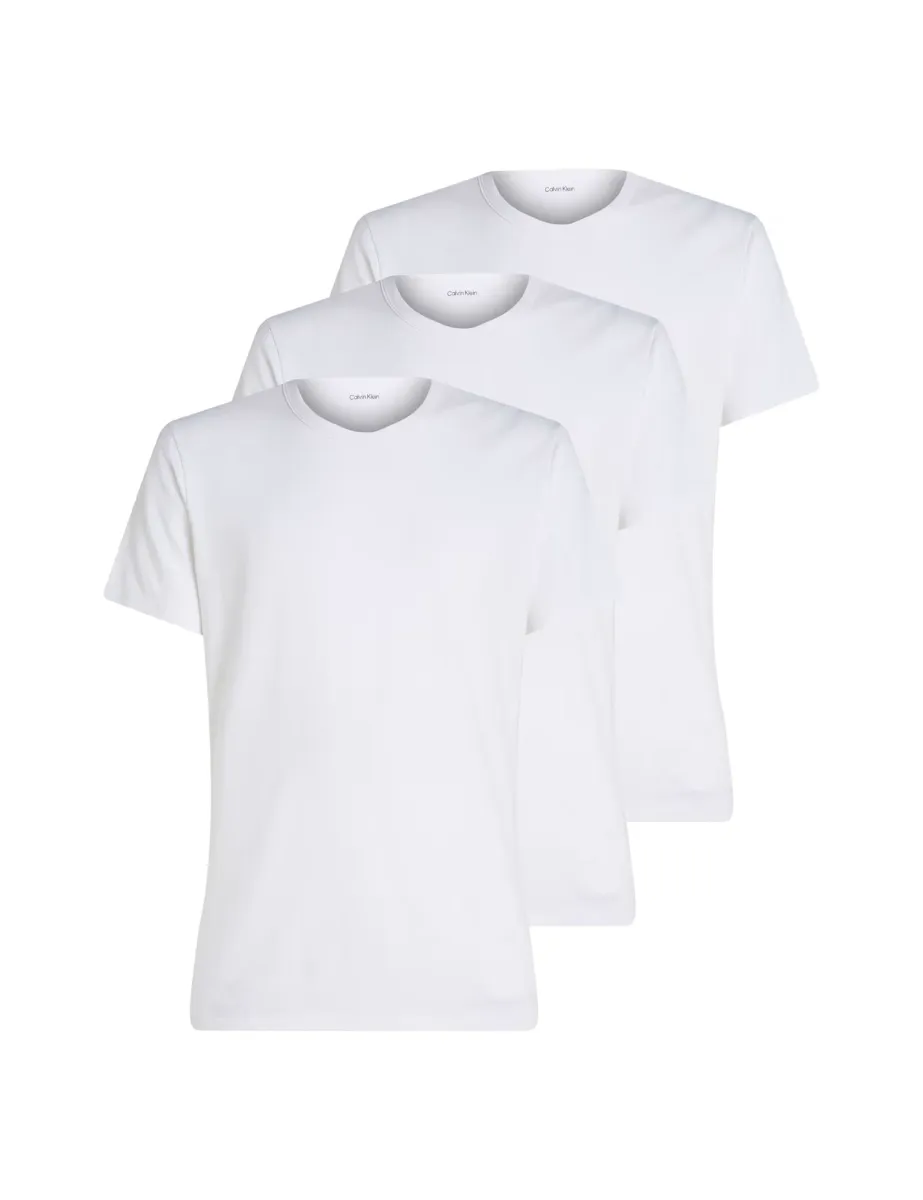 3 Pack Cotton Rich Short Sleeve T Shirts White