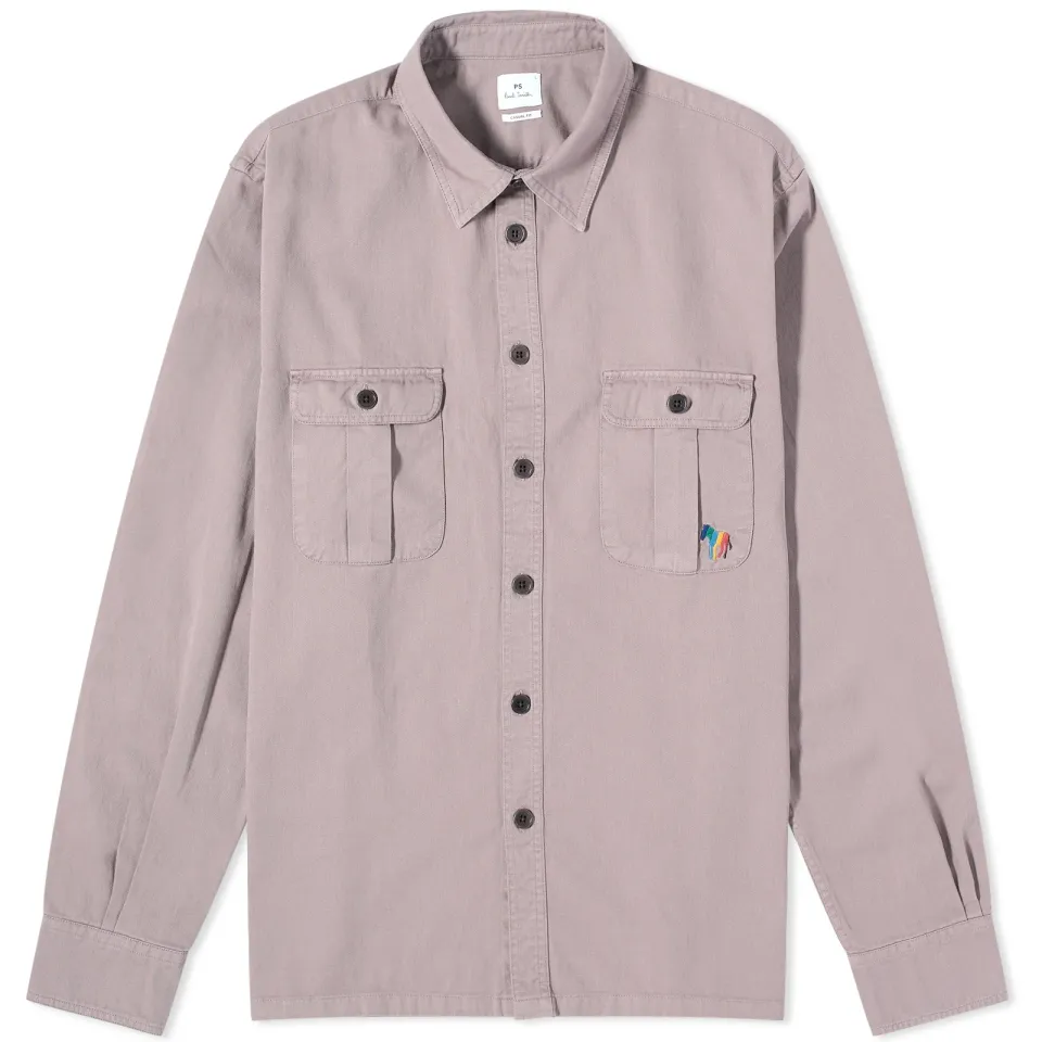 Broad Stripe Zebra Overshirt