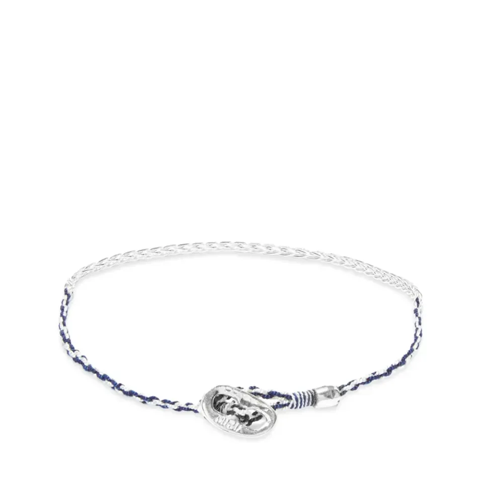 Silver Chain Cord Bracelet