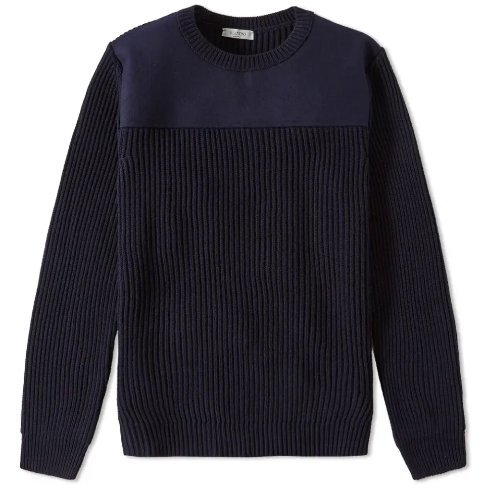 Panel Crew Knit