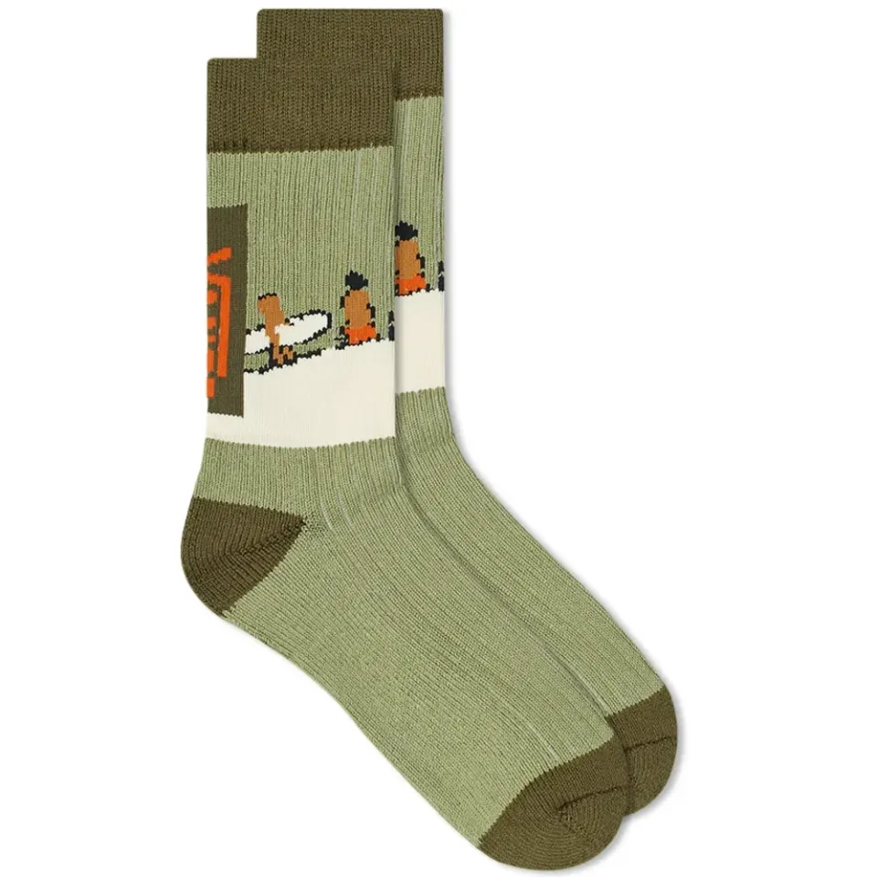 X Nigel Cabourn Crew Sock