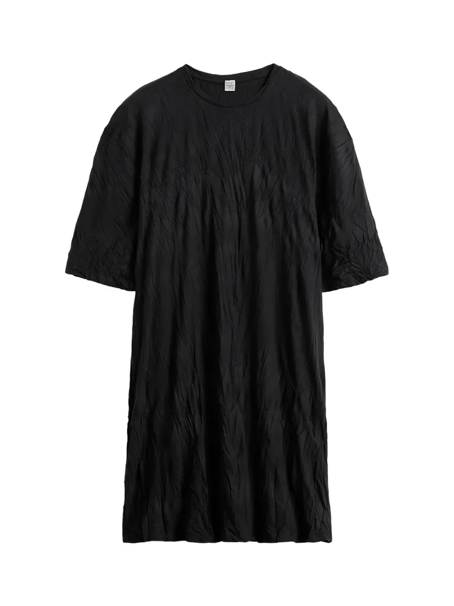 Relaxed Tee Dress Black