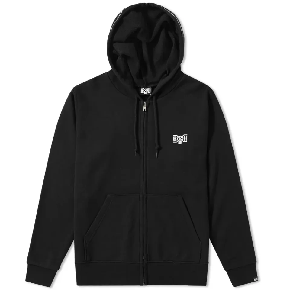Logo Zip Up Popover Hoody