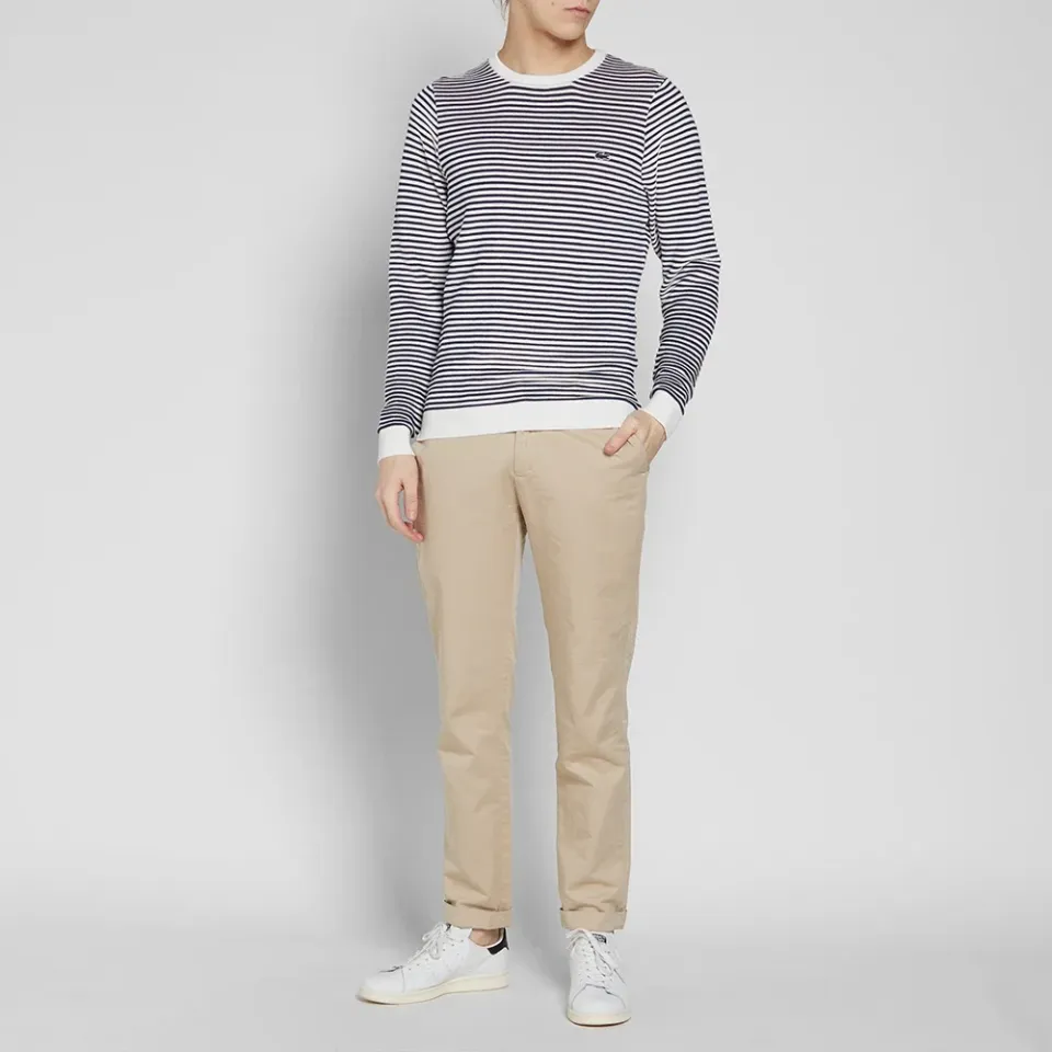 Ottoman Stripe Crew Knit