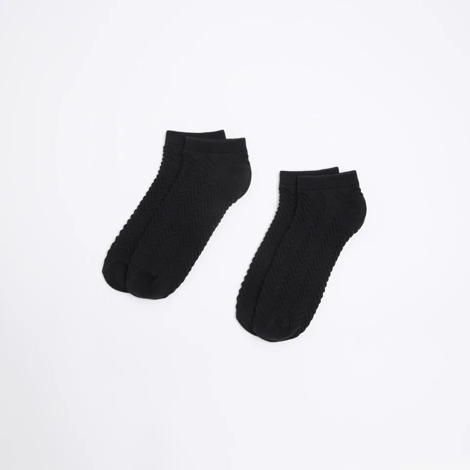 Zig Zag 2 Pack Trainer Socks