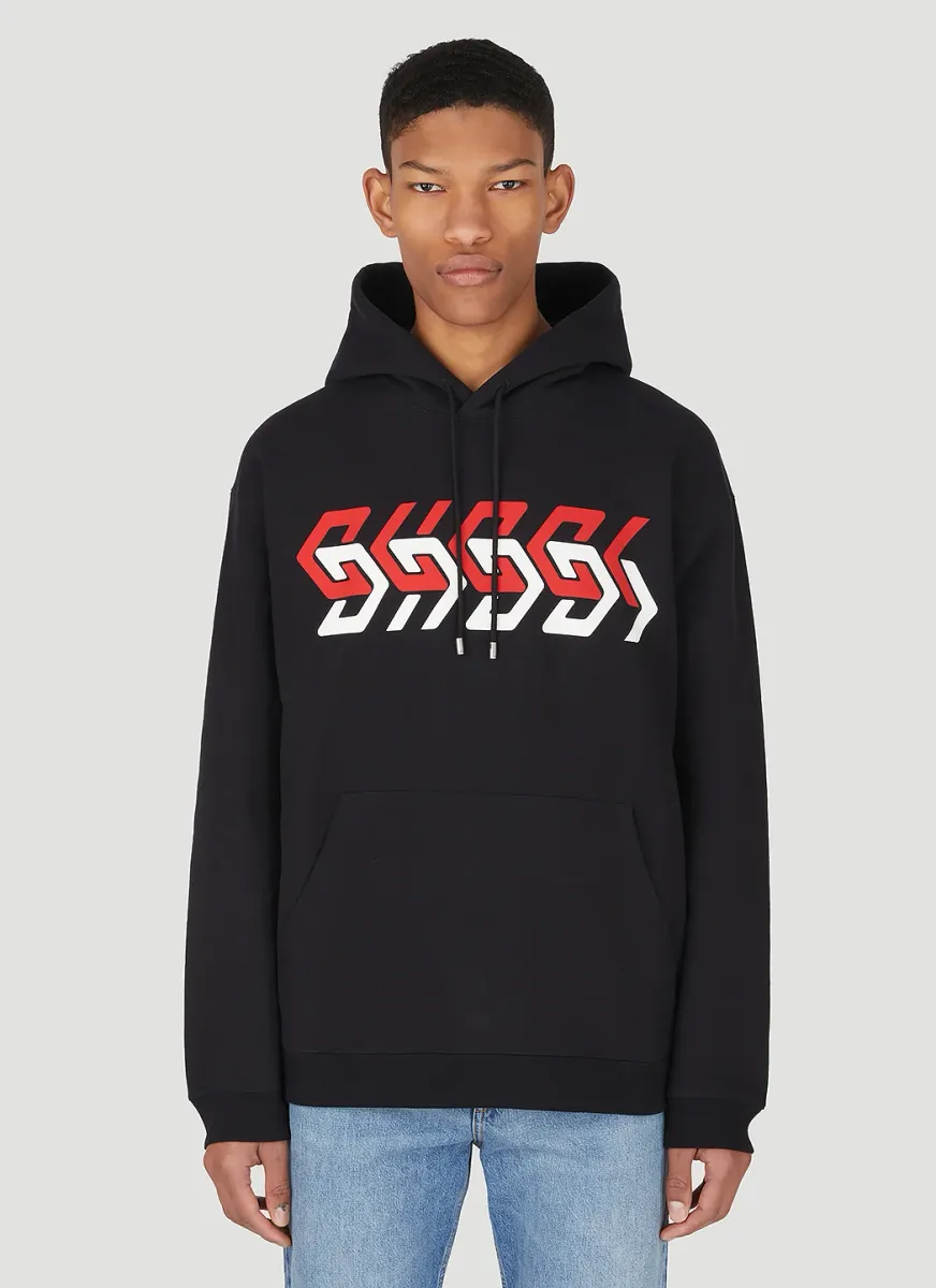 Logo Print Hooded Sweatshirt
