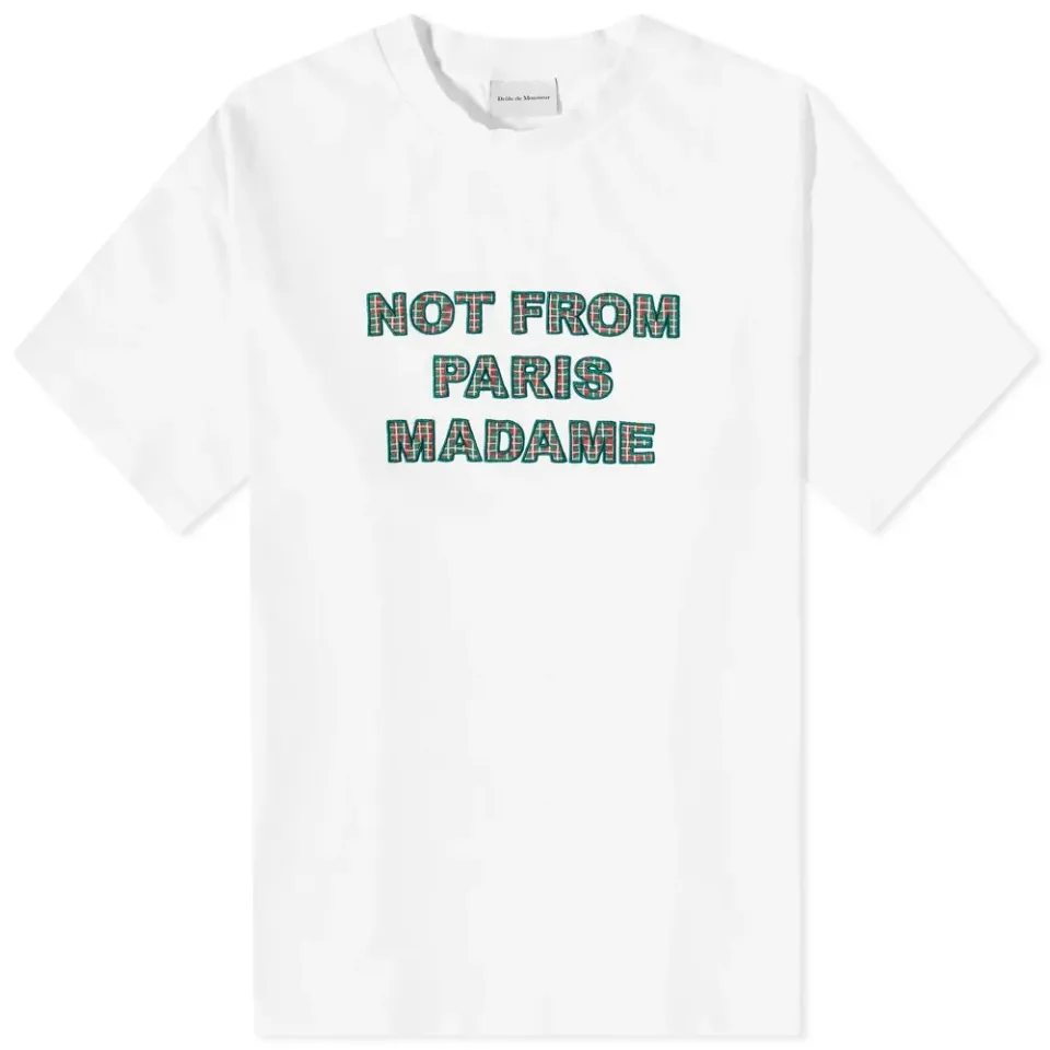 Not From Paris Madame Tartan T-Shirt