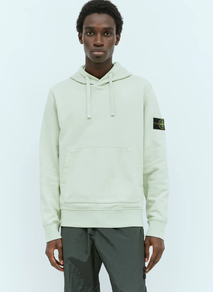 Logo Patch Hooded Sweatshirt