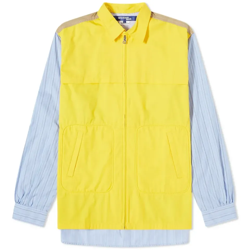 Panelled Zip Overshirt