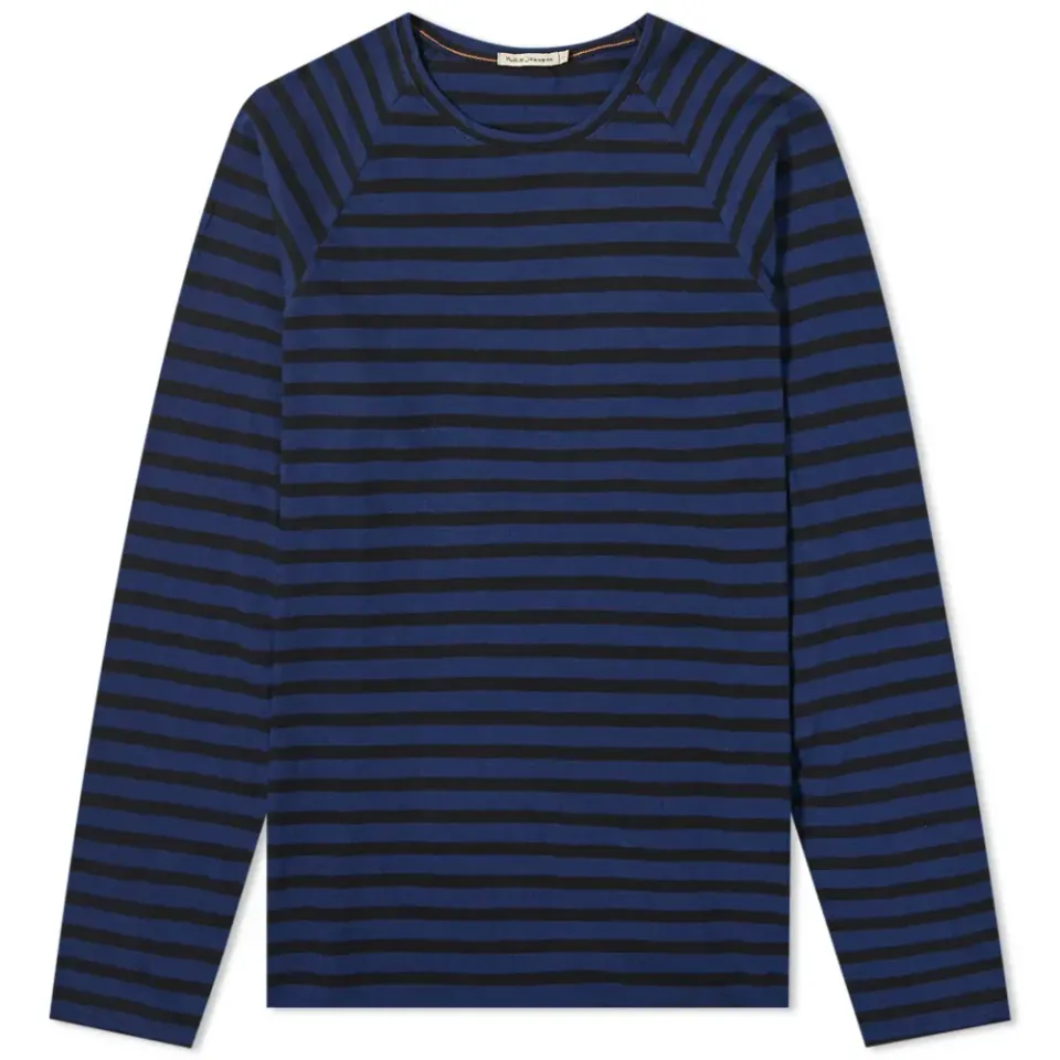 Nudie Long Sleeve Otto Stripe T-Shirt