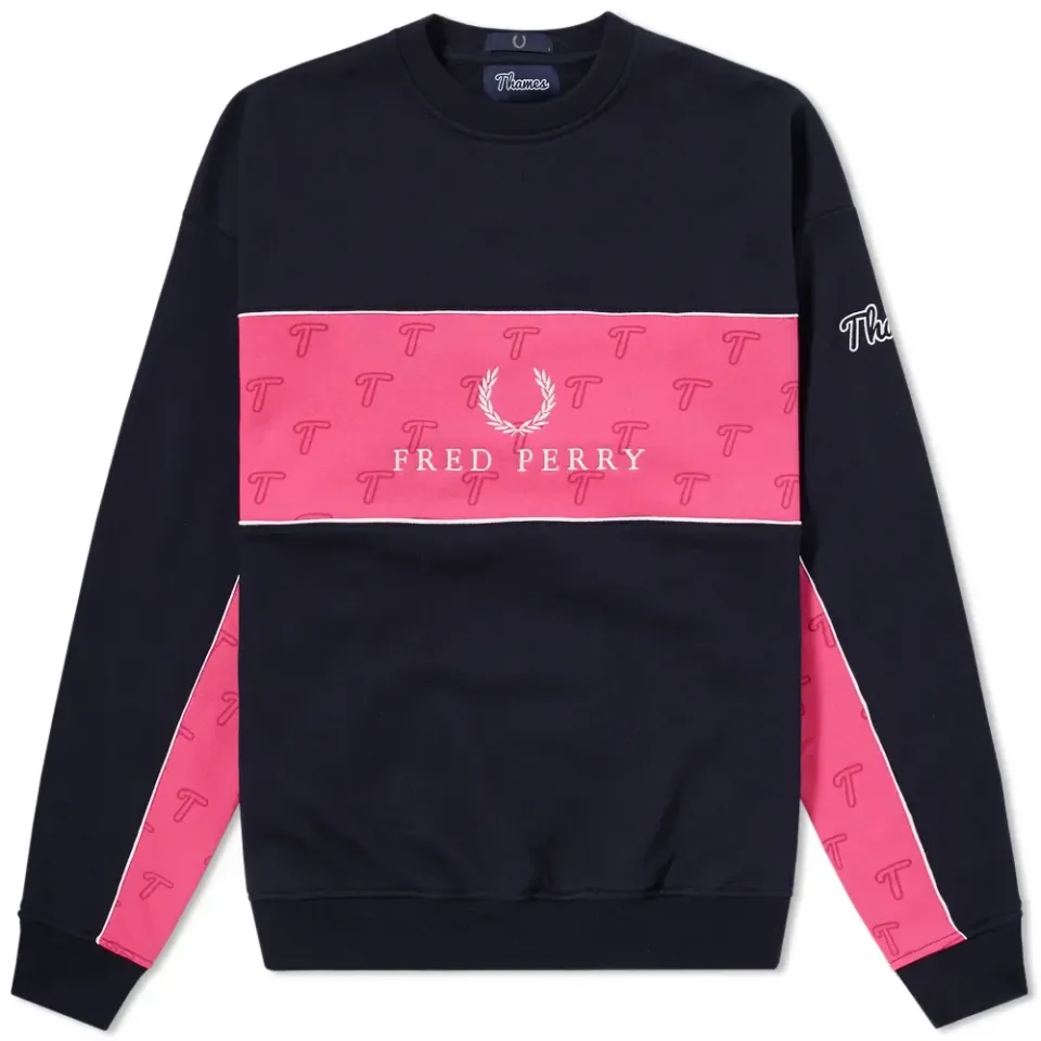 Fred Perry x Thames Chest Panel Sweater