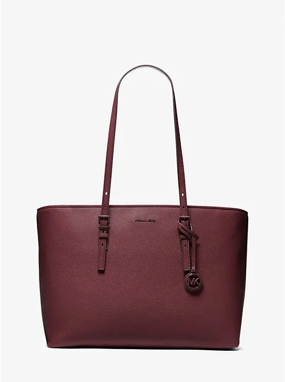 Quinn Large Pebbled Leather Tote Bag