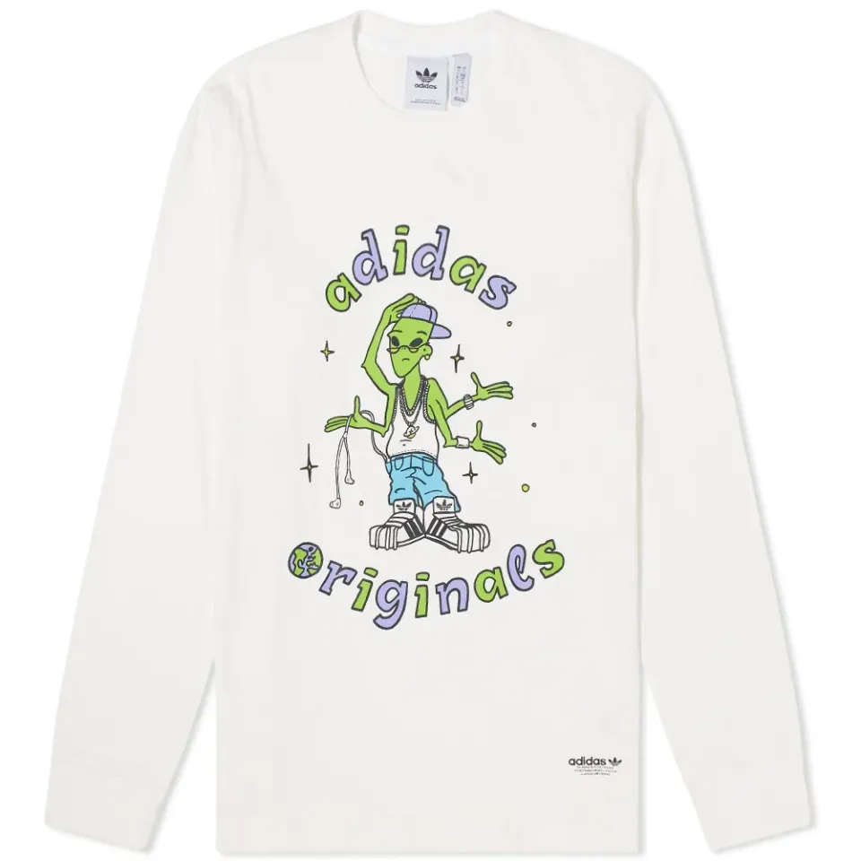 Long Sleeve Stoked Alien T-Shirt