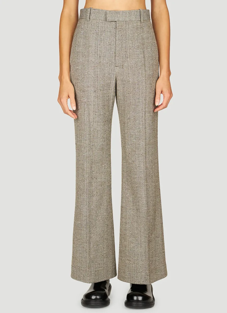 Knotted Melange Pants