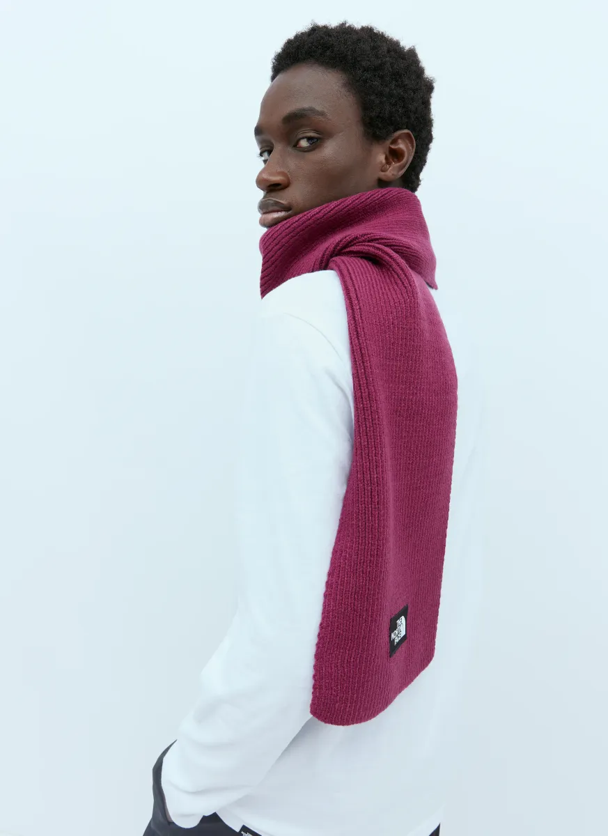 Logo Patch Scarf