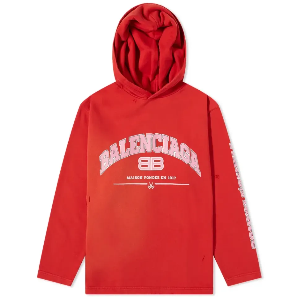 Arch Logo Cropped Popover Hoody