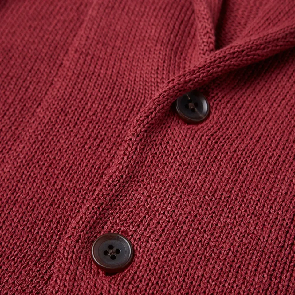 Shawl Collar Knit Cardigan