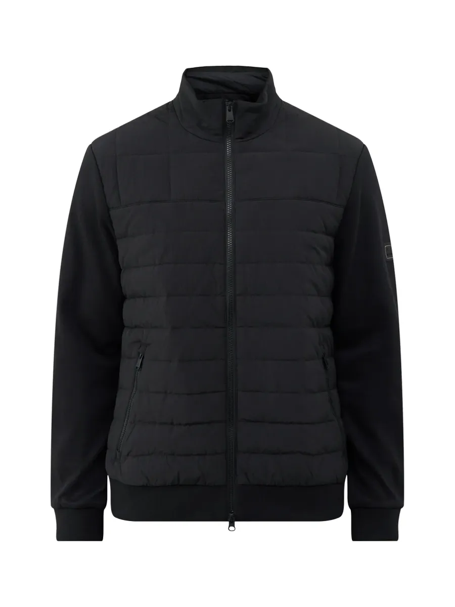 Collins Baffle Quilted Zip Through Sweatshirt