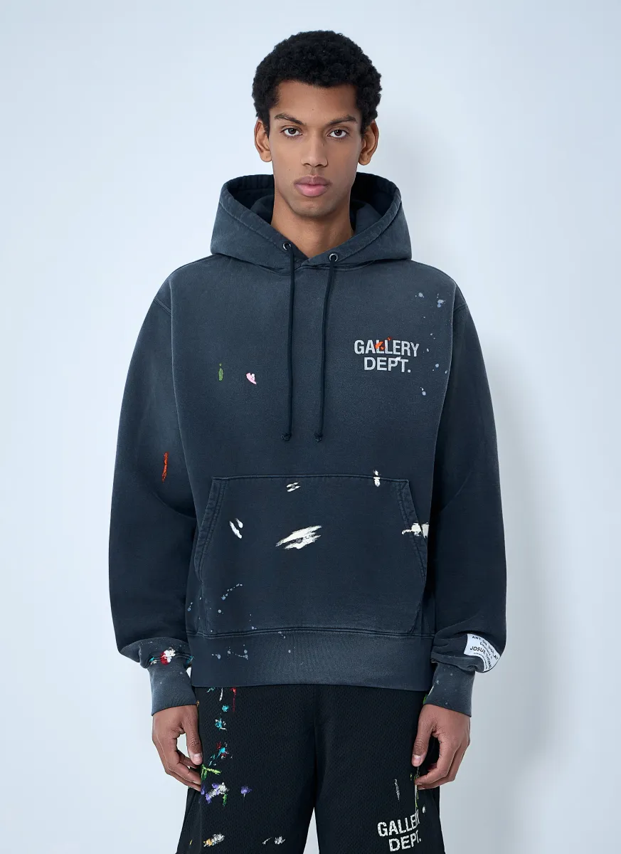 Paint Splatter Hooded Sweatshirt