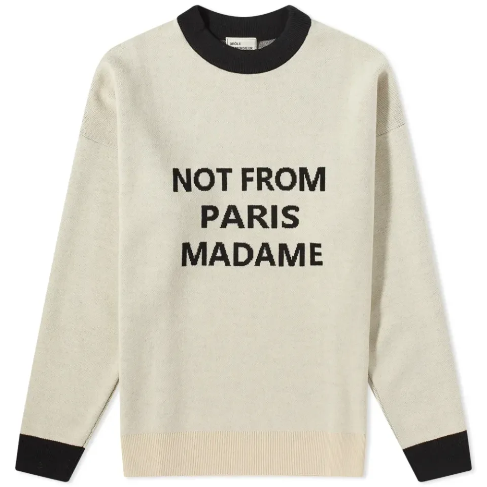 Not From Paris Madame Crew Knit