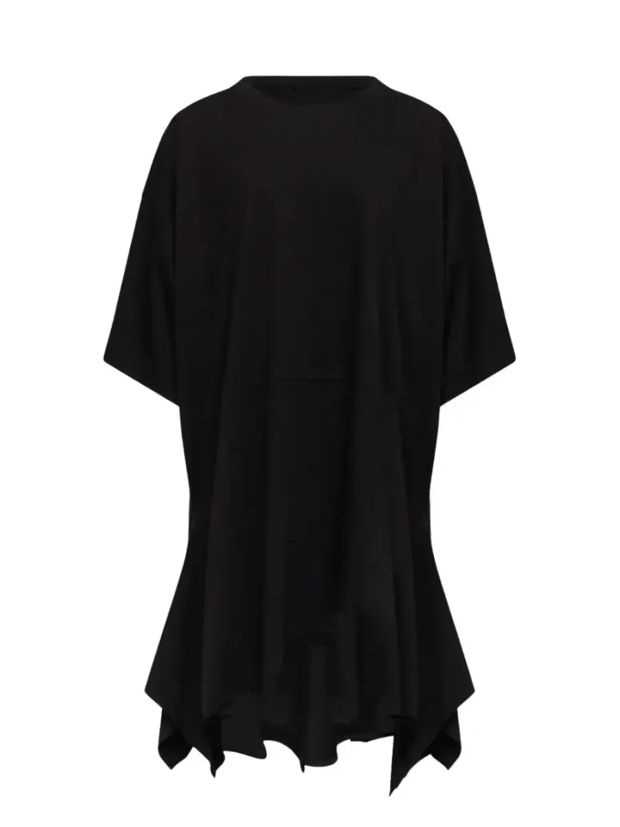 Cotton Jersey Dress Black