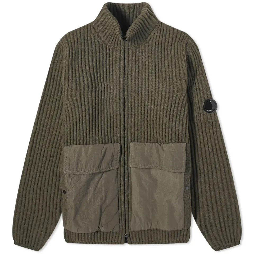 Lambswool Mixed Zip