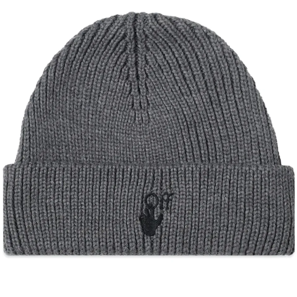 Hand Off Wool Rib Beanie