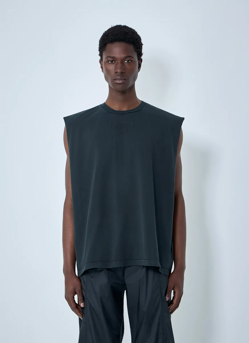 Sleeveless Cotton Jersey Top