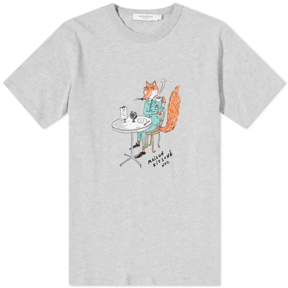 by Olympia Le-Tan Coffee Fox Classic T-Shirt