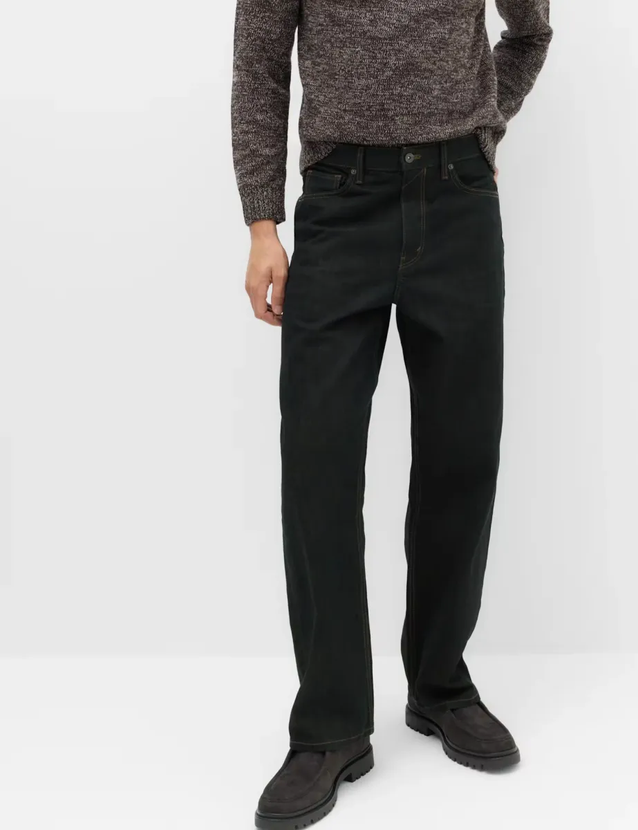 Authentic Loose Fit Rigid Denim Jeans Honey