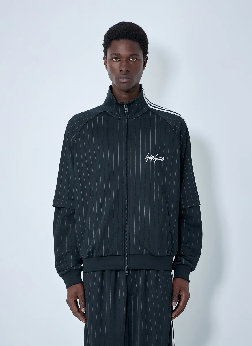 Pinstripe Track Jacket