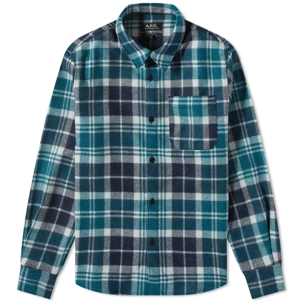 A.P.C. Trek Plaid Overshirt