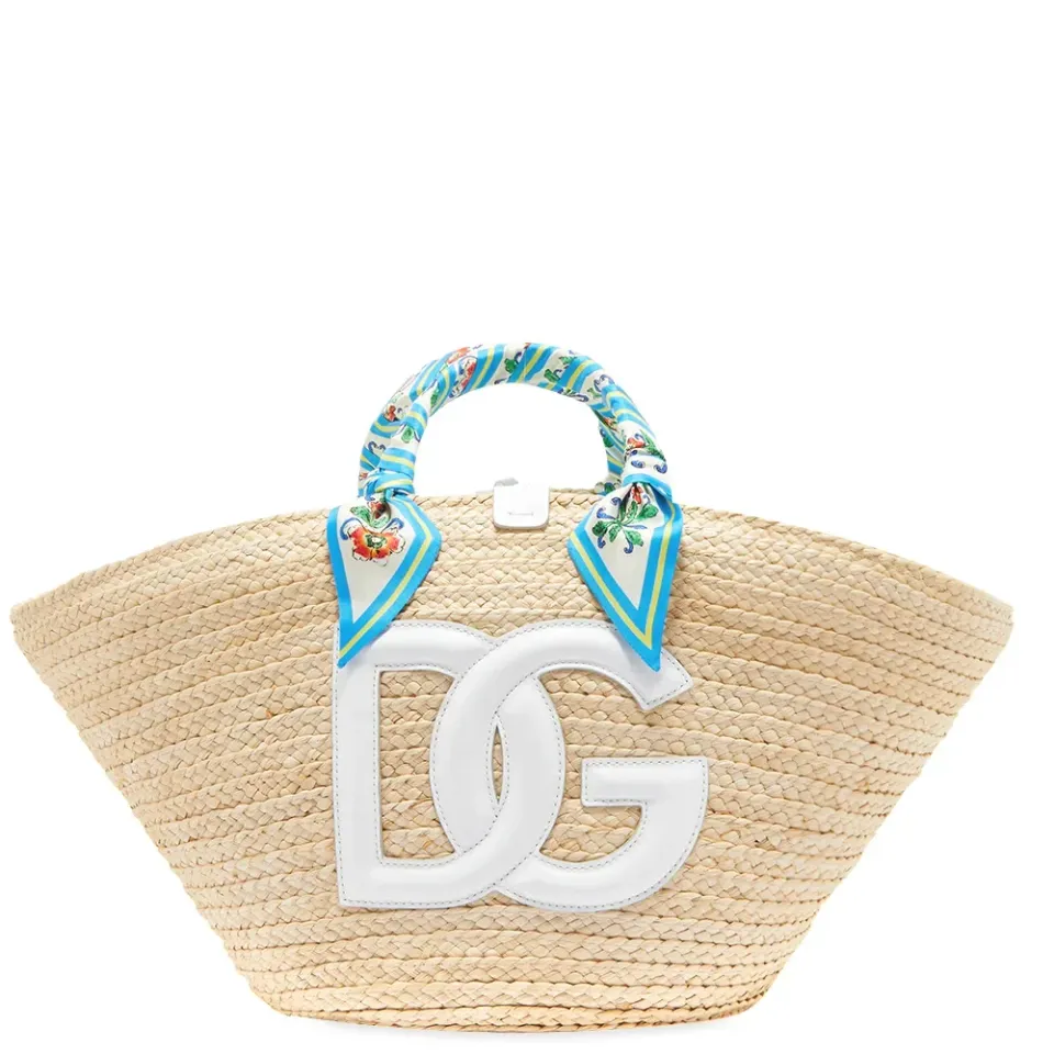 Logo Straw Bag
