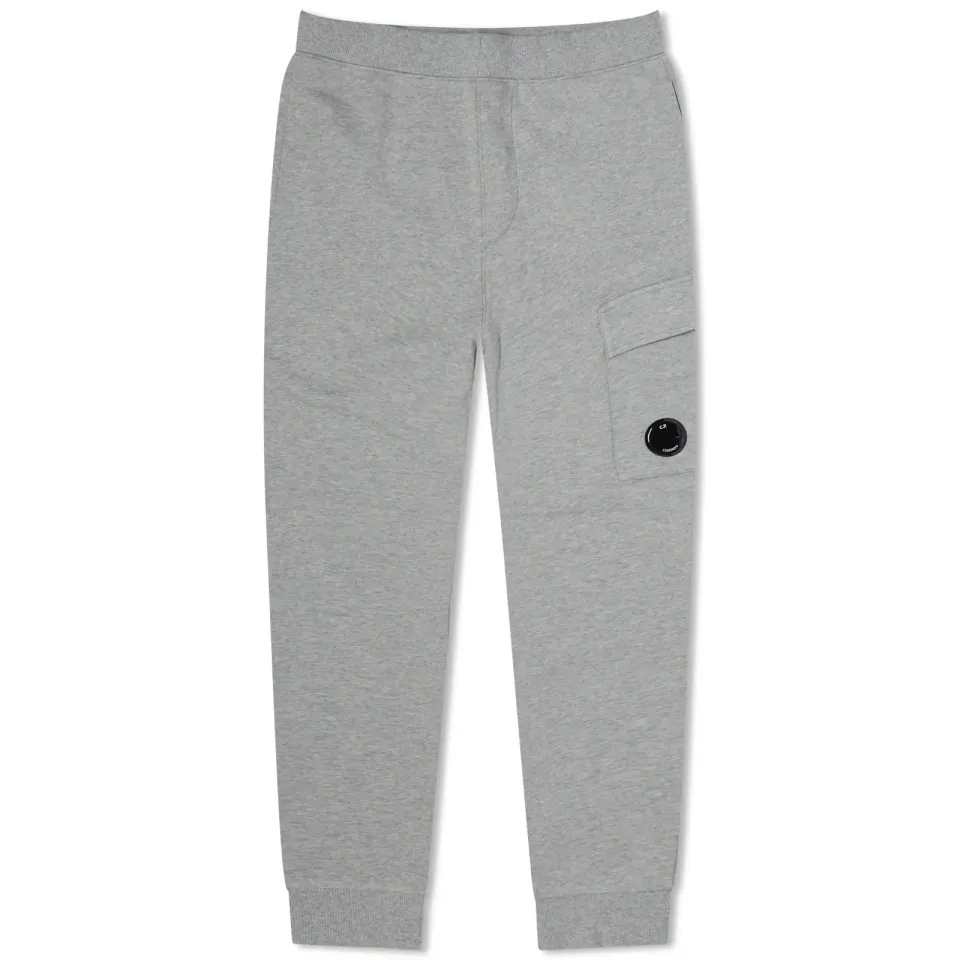 Diagonal Fleece Cargo Track Pants