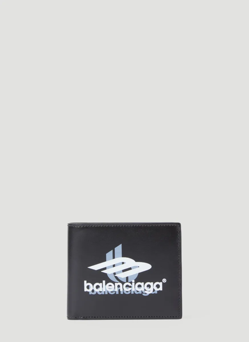 Logo Print Bi-Fold Wallet
