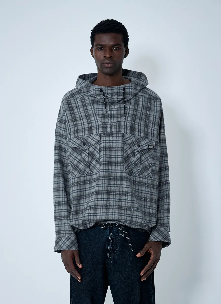 Check Hooded Sweatshirt