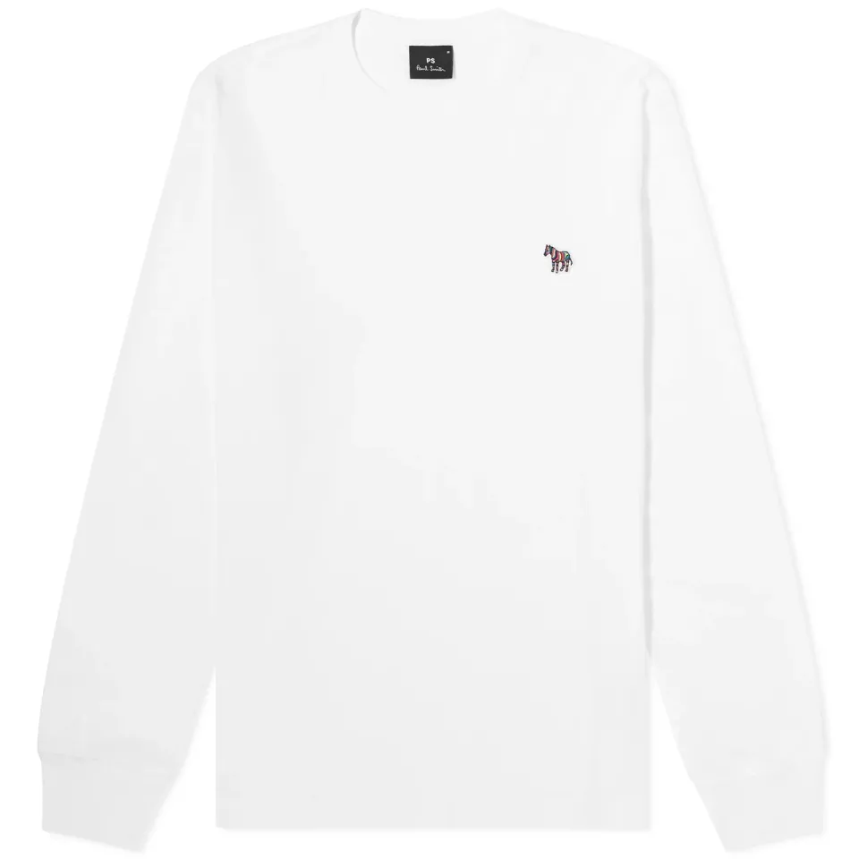 Long Sleeve Zebra Logo T-Shirt