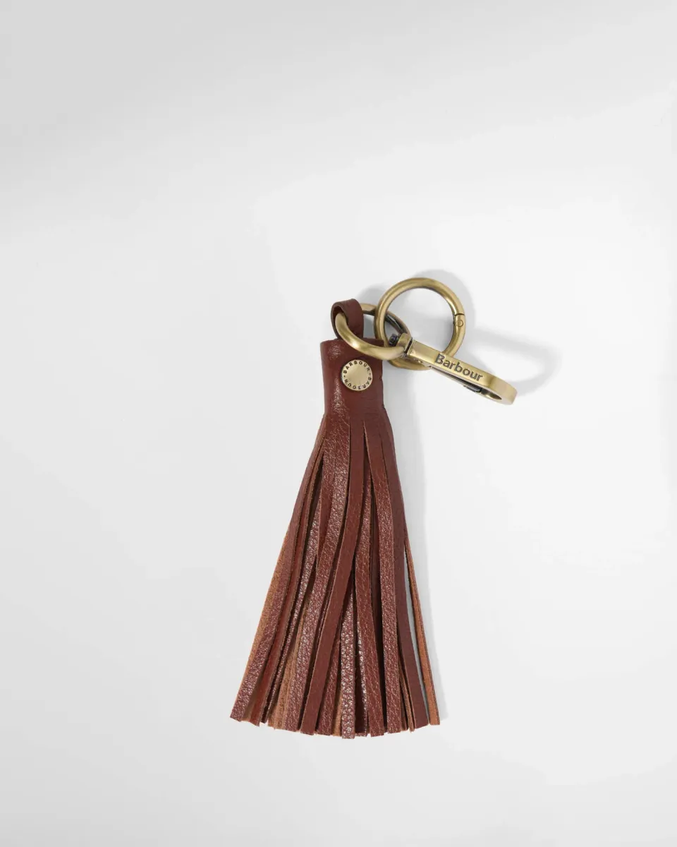 Tassle Leather Bag Charm