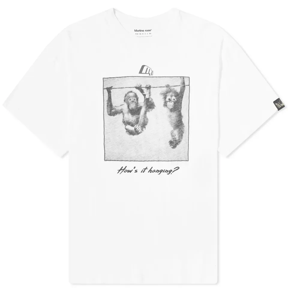 Oversized Monkey Print T-Shirt