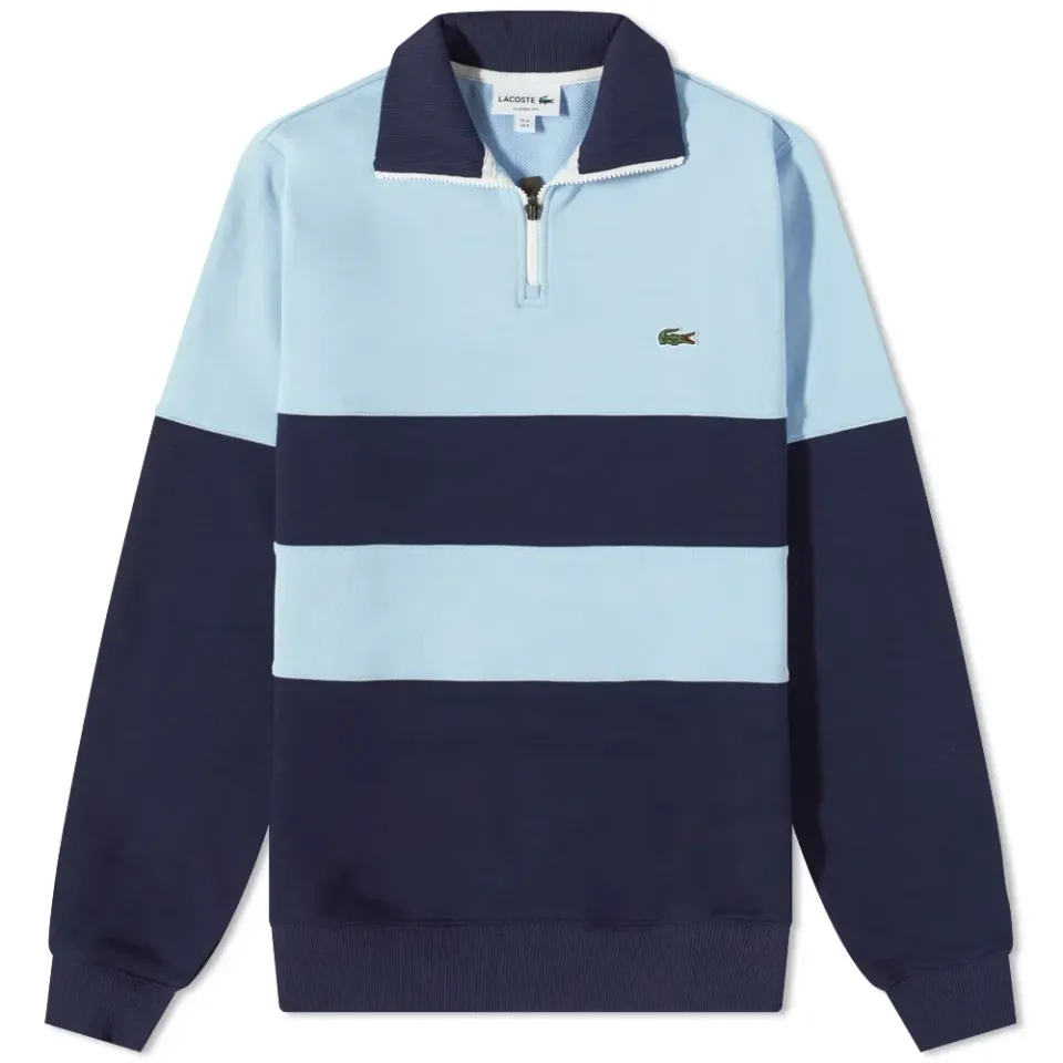Quarter Zip Stripe Sweat