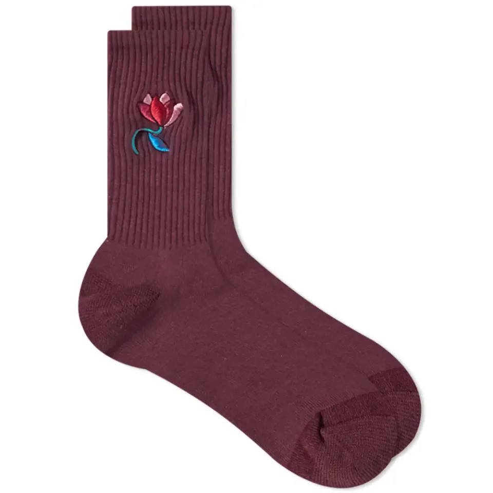 Secret Flower Crew Sock