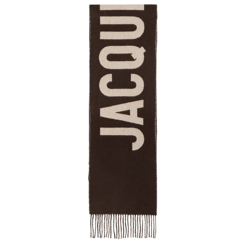 Jacquard Logo Scarf