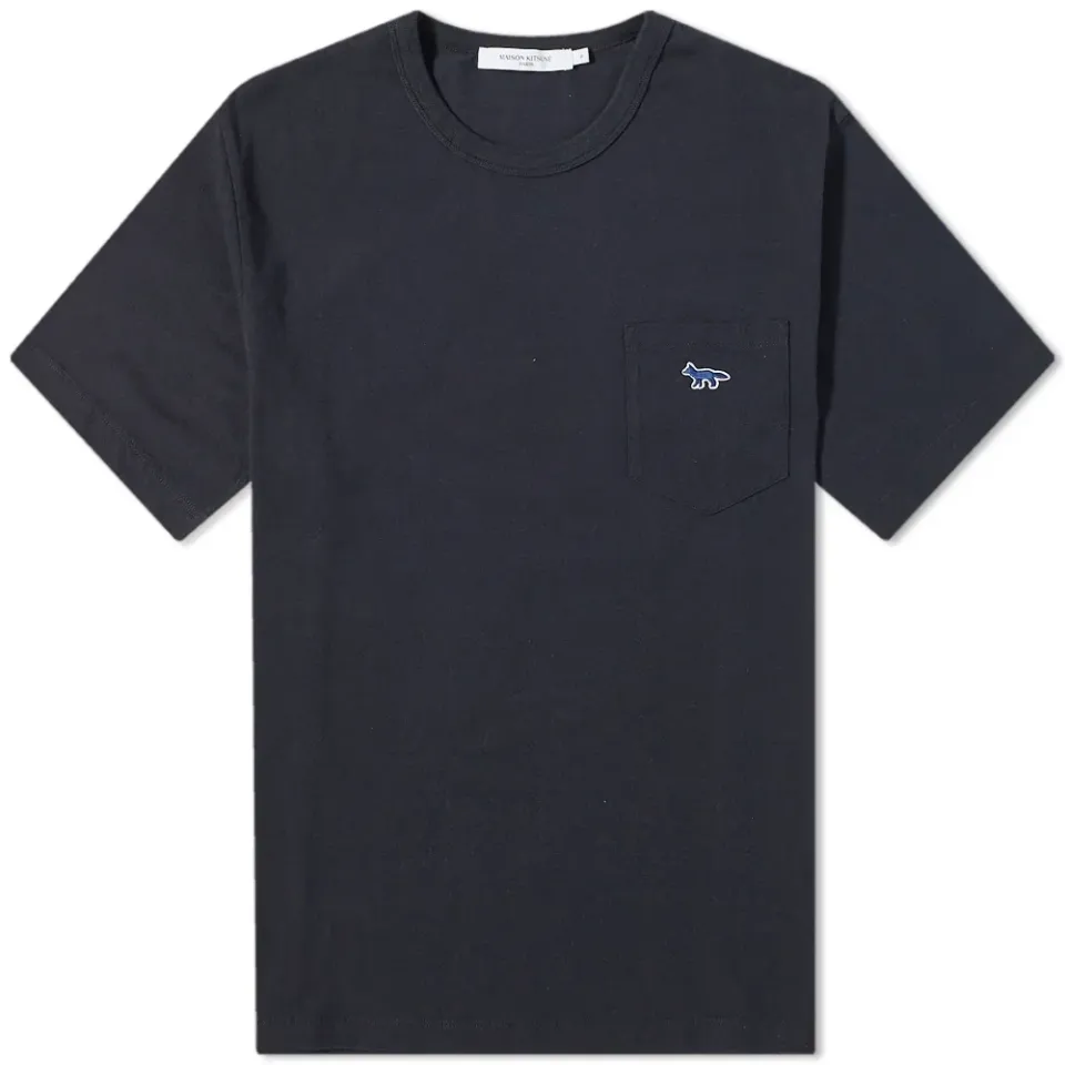Navy Fox Patch Classic T-Shirt
