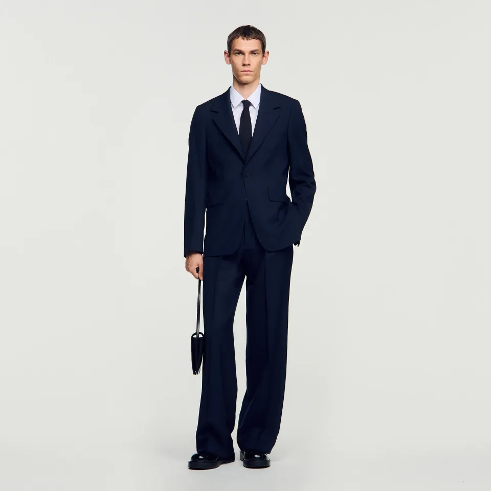 Virgin wool suit jacket