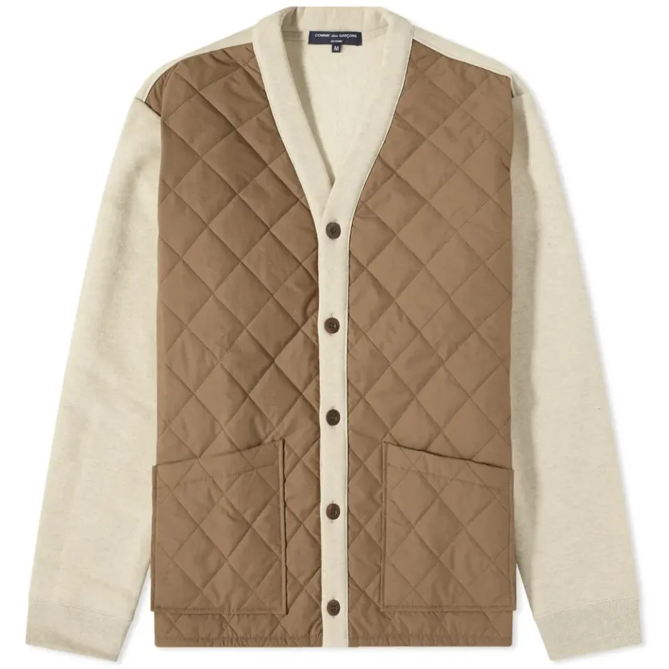 Quilt Front Cardigan